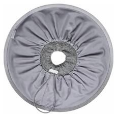 毛皇上 輕薄防水防舔圈, 月影灰, 1個