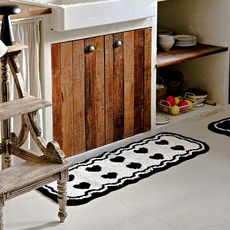 BON DESIGNLAB 簇絨愛心設計地墊 愛心 10入, 象牙白, 1個