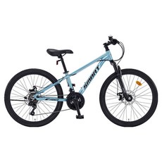 스마트 2026 엑스포스D 24 MTB 자전거 방문설치, 민트 + 실버 무광, 1개, 165cm