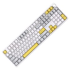 몬스타기어 동백 저소음 노브 블루투스 매크로 조약돌 커스텀 무선 기계식 키보드, 꿀벌, 스텔라 108 pro, 제조사축