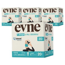evne 優質BIO超薄護墊, 4個, 20入, 一般