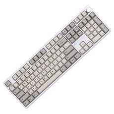 몬스타기어 노브 매크로 조약돌 커스텀 무선 블루투스 기계식 키보드, 화이트 + 클래식 V2, 스텔라 108 pro, 제조사축