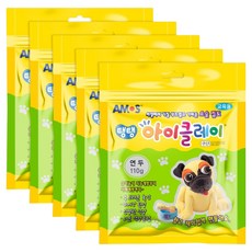 아이클레이 탱탱 아이클레이, 연두, 110g, 5개
