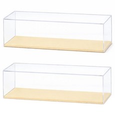 Mungudam 公仔收納透明壓克力展示櫃 11 黃色, 2個