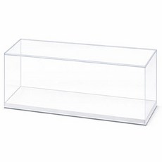문구담 피규어 보관 투명 아크릴 장식장 01 화이트, 1개