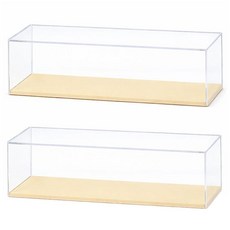 문구담 피규어 보관 투명 아크릴 장식장 08 옐로우, 2개