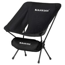 BLACK DOG 黑狗 輕量便攜式折疊露營椅 BD101, 黑色, 1個