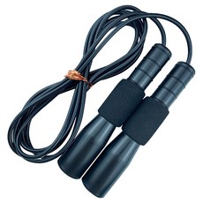 제이에프로프 어린이 스펀지 스피드 줄넘기, 1개, 검은색