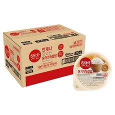 햇반 윤기가득쌀밥, 210g, 36개