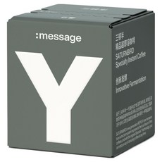 새턴버드 메시지 시리즈 라이트 로스팅 콜드브루 발효 커피 Y, 3g, 6개입, 1개