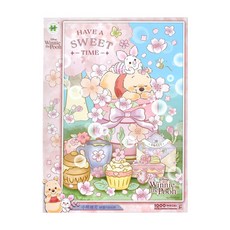 HUNDRED PICTURES 百耘圖 拼圖7 HPD01000-143 500 x 750mm, Winnie The Pooh小熊維尼, 1套, 1000片