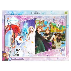 HUNDRED PICTURES 百耘圖 拼圖3 HPD01000-141 500 x 750mm, Frozen2冰雪奇緣2, 1套, 1000片