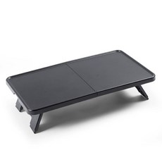 크로니클 테슬라 모델 3 하이랜드 호환 콘솔 테이블 접이식 캠핑 트레이, 블랙, 1개