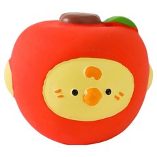 데이소이 강아지 즐거운 삑삑이 장난감, 04 사과, 1개