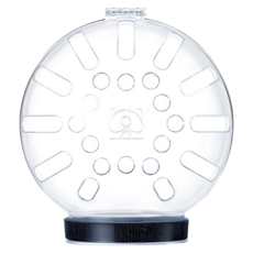 毛皇上 貓咪太空球罩, 透明色, 1個