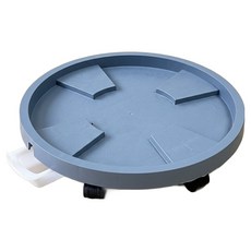 Malltoday 滾輪花盆底座, 灰色, 1個