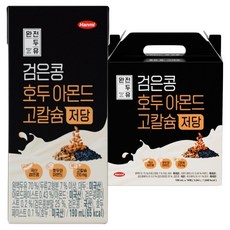 전두유 검은콩 호두아몬드 고칼슘 저당, 16개, 190ml