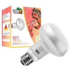 LUCKY HERP Daylight UVA 爬蟲類曬背聚光燈 150W, 混合色, 1個