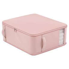 마켓피오 홈 뉴 두꺼운 코튼 대용량 투명창 침구 수납가방, 타입3, 1개