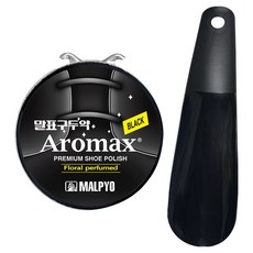 꼬비 말표 고체 캔구두약 40g + 구두주걱 미니 16cm 8g 세트