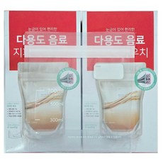 생활을그리다 다용도 음료 지퍼백 700ml 18 x 20 cm, 2개, 30개입, 대(L)