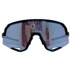 100% 運動太陽眼鏡 Slendal 60057-000, 霧面黑 + 超級藍多層鏡面鏡片(60057-00003), 1個
