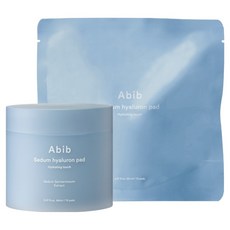 아비브 수분초 히알루론 패드 하이드레이팅 터치 본품 165ml x 75p + 리필 165ml x 75p 세트, 1세트