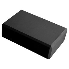 라이프포인트 EVA 폼브릭 운동 스트레칭 보조 요가블록, 블랙, 1개