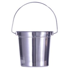 Kodachief 冰鎮收納手提啤酒派對裝飾冰桶 銀色 16cm, 1個