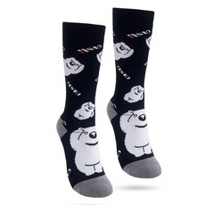 inslo 兒童小熊圖案保暖襪RIS 8803, 黑色, 1套