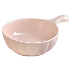 Daparang 粉彩手柄麥片優格湯碗 HJ1271, 粉紅色, 1個