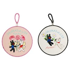 卡斯柏和麗莎 陶瓷圓形鍋墊 2件組, F2P(3, 4), 1套