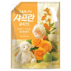 샤프란 고농축 섬유유연제 라임바질만다린 리필, 1개, 2.6L