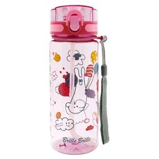 Brille Brille 改質PCT彈蓋吸管水壺, 咘哩氣球, 1個, 600ml