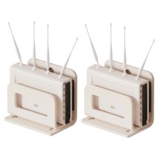 圓形 高耐用堅固通用型免鑽孔機上盒支架 90 x 90 x 51 mm, 2個, TYPE 8