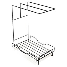 아케이바이 무타공 고급형 다용도 행주걸이, 블랙, 1개