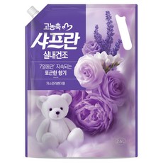 샤프란 고농축 섬유유연제 자스민라벤더 리필, 1개, 2.6L