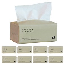 AllChallenge 抽取式3層廚房紙巾 灰色, 9個, 100入