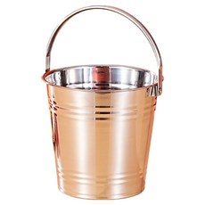 코다치프 다용도 디피 전시 술 아이스버킷 실버 18cm 핸드, 1개, 3L