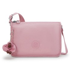kipling 前袋拉鍊收納側背包/單肩背提包 HAILEY B KPKI94950BH10OS, 輕柔粉