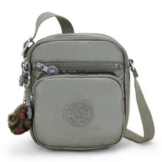 kipling 多袋小巧斜背包/單肩背提包 RON KPKI91630HD10OS, 寧靜月光灰