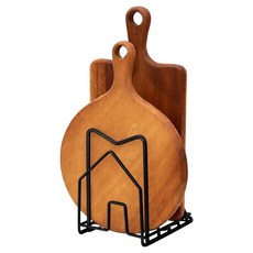 네이처안 스탠드 냄비뚜껑 도마 거치대, 블랙, 1개