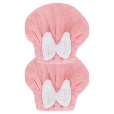 아케이바이 고급형 드라이 헤어캡 20 x 28 cm, 핑크, 2개