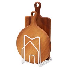 네이처안 스탠드 냄비뚜껑 도마 거치대, 화이트, 1개