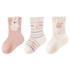 STARDOOR 新生兒動物圖案襪子3雙組