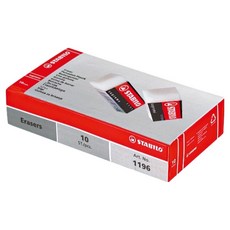 STABILO 思筆樂 Supreme 1196 橡皮擦 10入, 白色, 1個