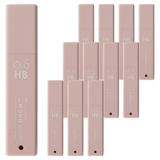 Tombow 蜻蜓牌 MONO Graph Light 自動鉛筆芯 HB 灰粉色, 12個, 0.5mm