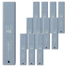 Tombow 蜻蜓牌 MONO Graph Light 自動鉛筆芯 HB 灰藍色, 12個, 0.5mm