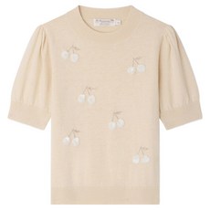 Bonpoint LEOLA 羊毛和棉質套頭衫 S06GJUK00005