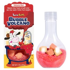 Snow Buddy 火山爆泡入浴劑 火山紅, 50g, 1個